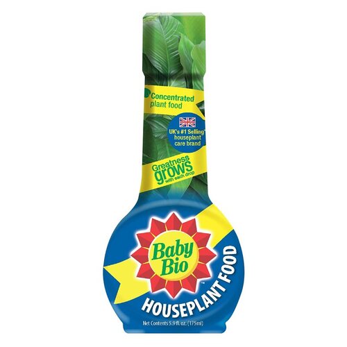 Baby Bio Concentrate Houseplant Food, 5.9 fl-oz