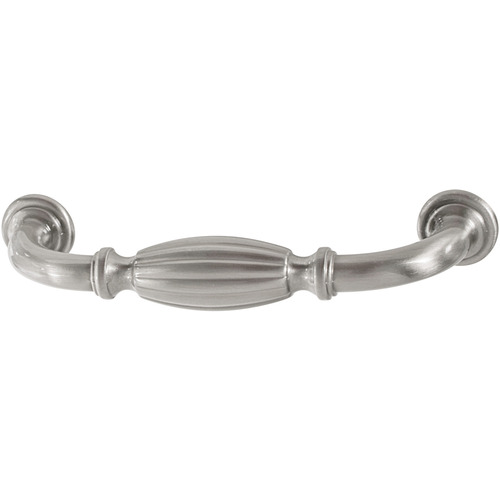 Handle, Zinc 96 114 x 35 mm Amerock Blythe Collection, satin nickel, 96 CTC nickel plated, satin-finish