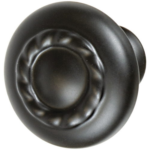 Knob, Inspirations, BP1585FB Amerock Inspirations Collection, matt black Black, matt