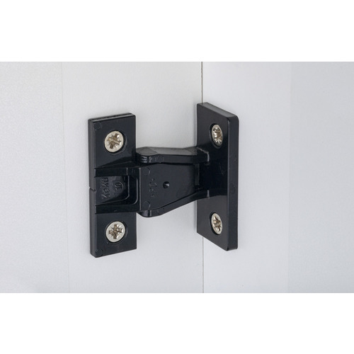 Push-in Fitting, AS Panel Connector With chipboard screws diameter 4.0 mm or Varianta special screws diameter 3.0 or 5.0 mmDo not adjust Keku, Black, With Varianta screws Black