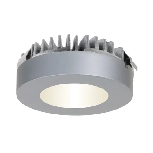 Modular Puck Light, Surface Mounted, Rotondo 3086 Silver