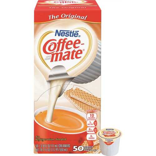 NESTLE NES35110 Coffee-Mate Coffee Liquid Singles Creamer Original