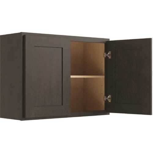 Cabinetry Luxor Smoky Grey Wall Cabinet 27w X 24h
