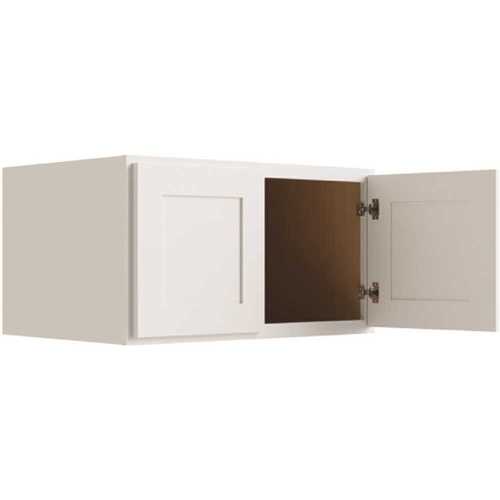 CNC CABINETRY L10-3618X24 Cabinetry Luxor White Wall Cabinet, 24 Deep 36w X 18h