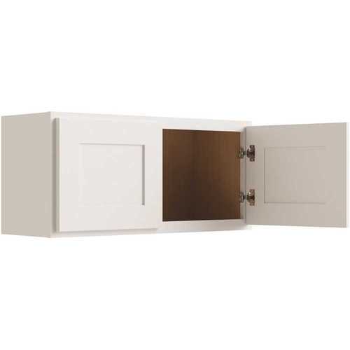 Cabinetry 30" W X 15" H Wall Cabinet, Luxor White