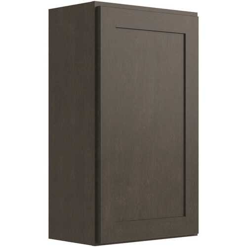 Cabinetry Luxor Smoky Grey Wall Cabinet 18w X 36h