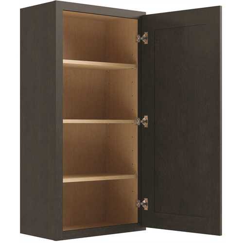 Cabinetry Luxor Smoky Grey Wall Cabinet 21w X 42h