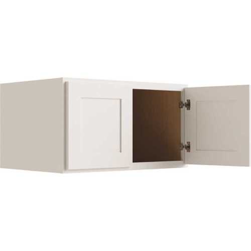 Cabinetry Luxor White Wall Cabinet, 24 Deep 36w X 24h