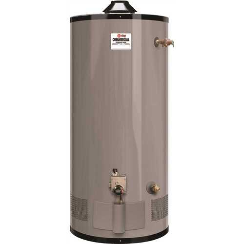 Medium Duty 100 gal. 76K BTU Low NOx (LN) Commercial Natural Gas Tank Water Heater Gray