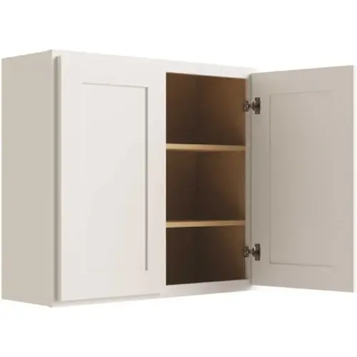 CNC CABINETRY L10-3030X15 Cabinetry Luxor White Wall Cabinet 15 Deep 30w X 30h