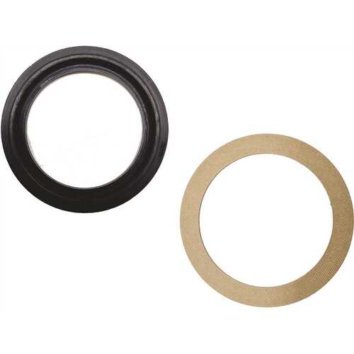 Fiber Gasket and Cushion Mout Ring for 3-Bolt Garbage Disposals