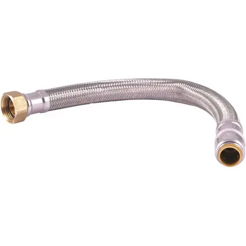 Max Flex Water Heater Connector 1/2" X 3/4"fip X 15"