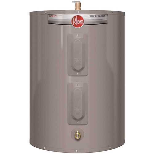 Rheem PROE47 S2 RH95 Professional Classic 47 Gal. 4500-Watt Short Residential Electric Water Heater Gray