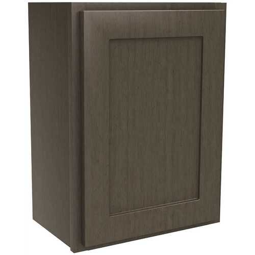 CNC CABINETRY L02-1824 Cabinetry Luxor Smoky Grey Wall Cabinet 18w X 24h