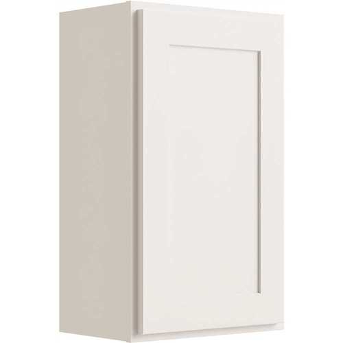 CNC CABINETRY L10-1230 Cabinetry 12" W X 30" H 1 Door Wall Cabinet, Luxor White