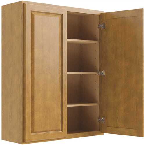 CNC CABINETRY C4-2742 Cabinetry Country Oak Wall Cabinet 27w X 42h