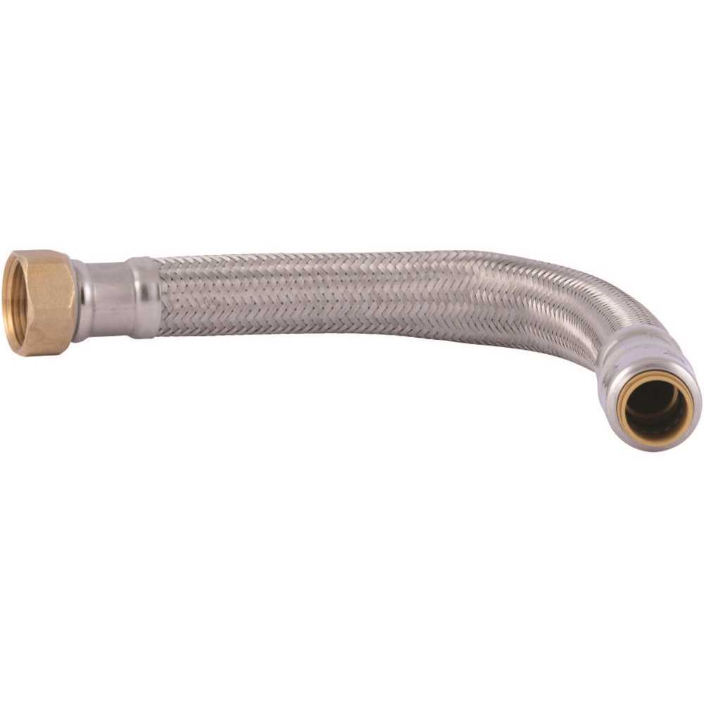 SharkBite UR3068FX12 Max Flex Water Heater Connector 1/2" X 3/4"fip X 12"