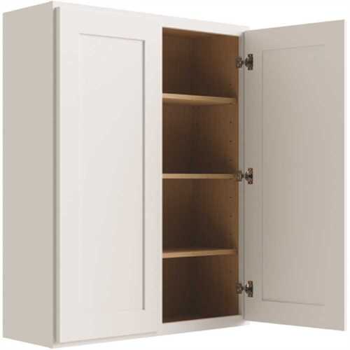 Cabinetry Luxor White Wall Cabinet 27w X 42h