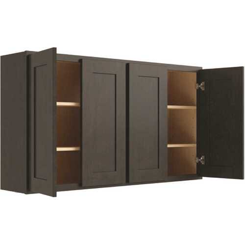 CNC CABINETRY L02-4830 Cabinetry Luxor Smoky Grey Wall Cabinet 48w X 30h