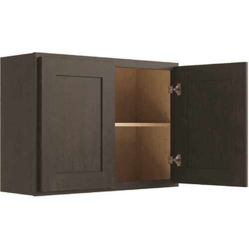 Cabinetry Luxor Smoky Grey Wall Cabinet 36w X 24h