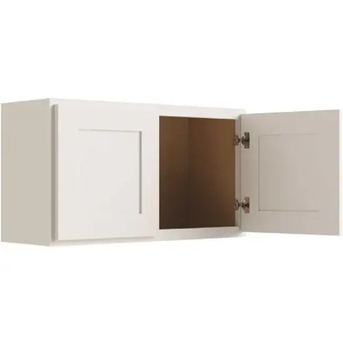 CNC CABINETRY L10-3318 Cabinetry Luxor White Wall Cabinet 33w X 18h