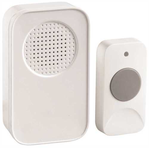 Wireless Door Chime With Push Button, 150 Feet Operating Range
