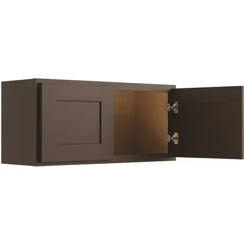 CNC CABINETRY L11-3615 Cabinetry 36" W X 15" H Wall Cabinet, Luxor Espresso
