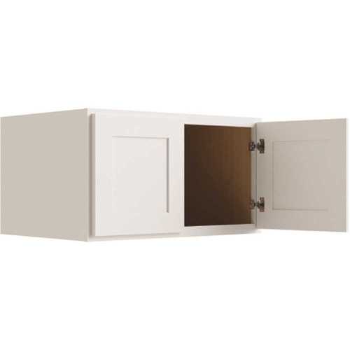 Cabinetry Luxor White Wall Cabinet, 24 Deep 30w X 24h