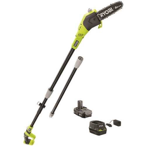 ONE+ 18V 8 in. Cordless Battery Pole Saw with 1.3 Ah Battery and Charger