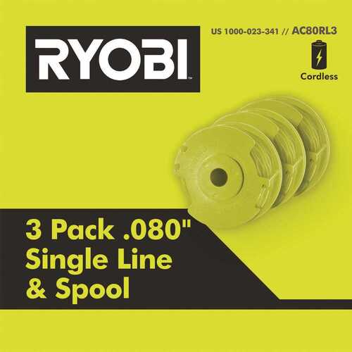 Replacement Twisted 0.080 in. Auto Feed Line Spools