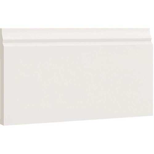 Cabinetry Luxor White Base Molding, Shaker 96w X 4.5h