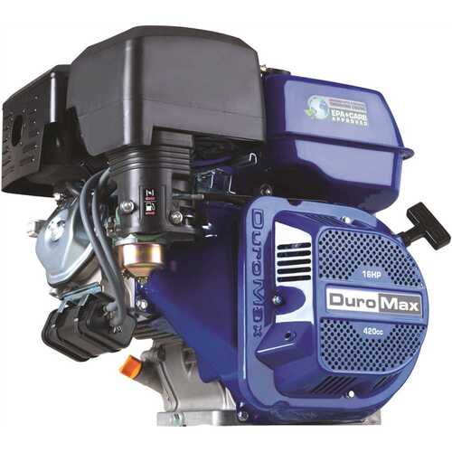 DUROMAX XP16HP 420cc 1 in. Gasoline Multi-Purpose Horizontal Key Shaft Recoil Start Portable Engine 50-State