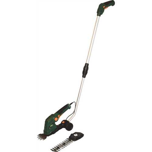 Scotts LSS10272PS 7.2V Lithium-Ion Cordless Telescoping Pole Shrub Trimmer - 2 Ah Battery and Charger Included