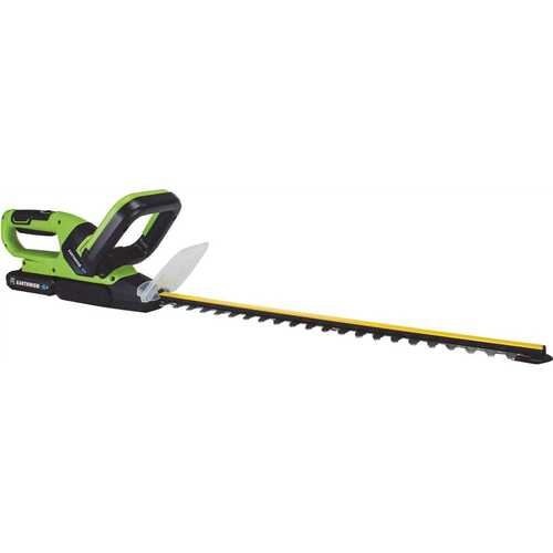 EARTHWISE LHT12021 20 in. 20V Lithium-Ion Cordless Hedge Trimmer - 2 Ah Battery and Charger Included