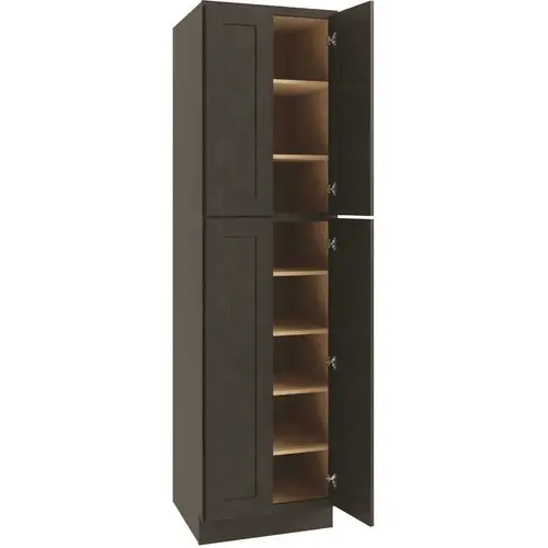 Cabinetry Country Oak Utility Cabinet 24w X 96h