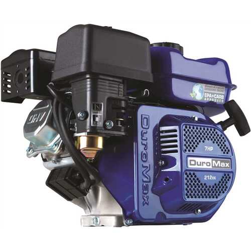 208cc 3/4 in. Gasoline Multi-Purpose Horizontal Key Shaft Recoil Start Portable Engine 50-State