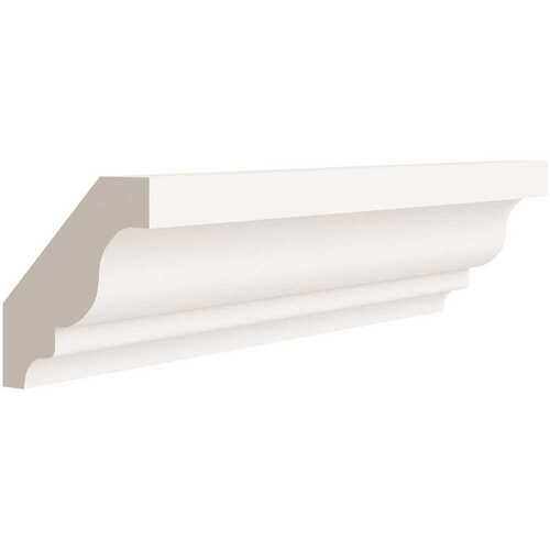 Cabinetry Luxor White Crown Molding 2w X 96h