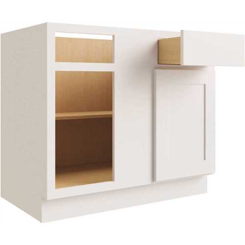 Cabinetry 42/45 Blind Base Cabinet R, Luxor White