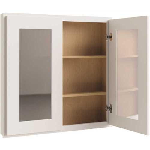 Cabinetry Rta Luxor White Medicine Cabinet 30w X 30h