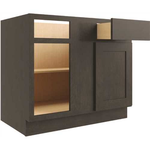 Cabinetry 36/39 Blind Base Cabinet R, Luxor Smoky Grey