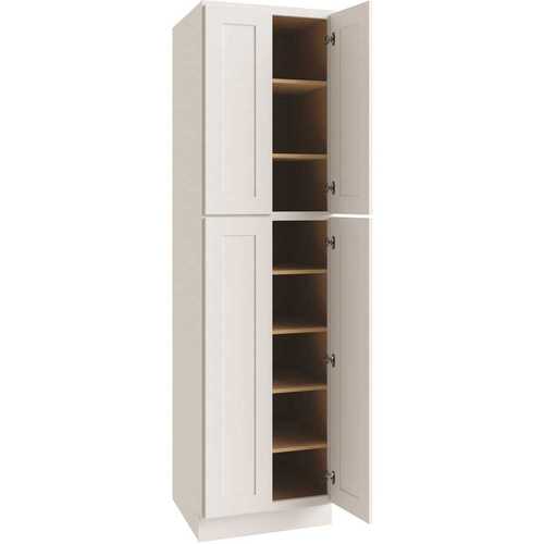 Cabinetry Luxor White Utility Cabinet 24w X 96h