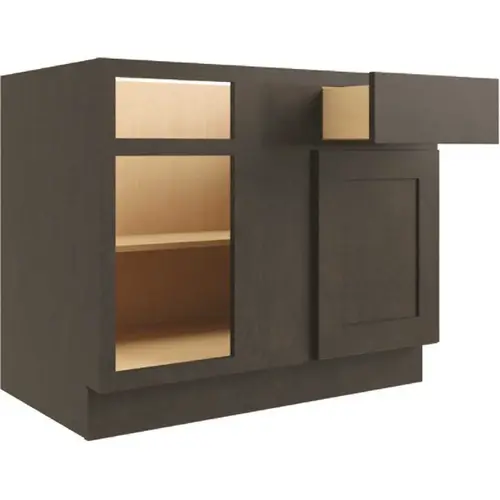 Cabinetry Luxor Smoky Grey Blind Base Cabinet 33w X 34.5h