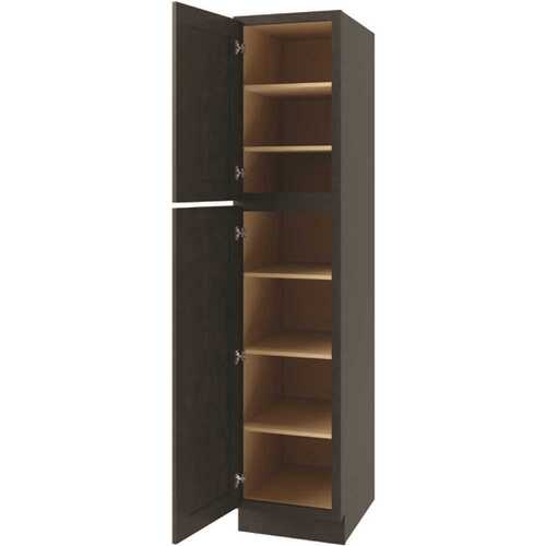 Cabinetry Country Oak Utility Cabinet 18w X 96h Right