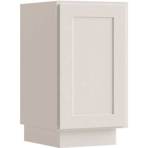 Cabinetry Luxor White Angle Base End Cabinet 12w X 34.5h