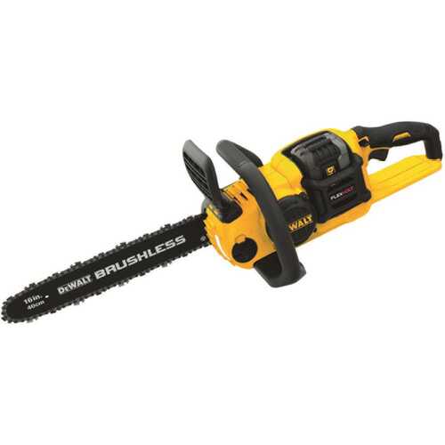 DEWALT DCCS670T1 60V MAX 16in. Brushless Battery Powered Chainsaw Kit with (1) FLEXVOLT 2Ah Battery & Charger