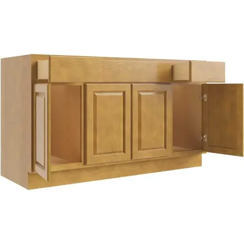 Cabinetry Country Oak Sink Base Cabinet 54w X 34.5h