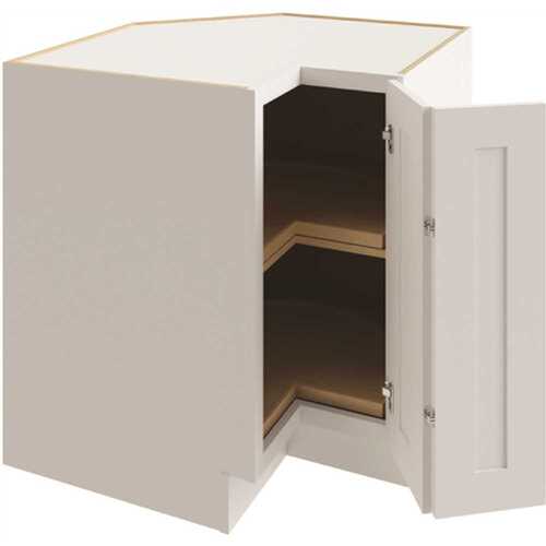 Cabinetry Lazy Susan Corner Base Cabinet L, Luxor White