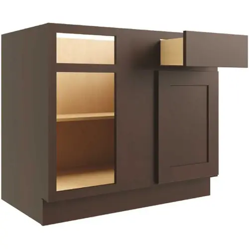 Cabinetry 36/39 Blind Base Cabinet L, Luxor Espresso