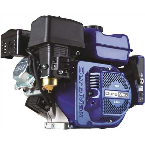 208cc 3/4 in. Gasoline Multi-Purpose Horizontal Key Shaft Recoil/Electric Start Portable Engine 50-State