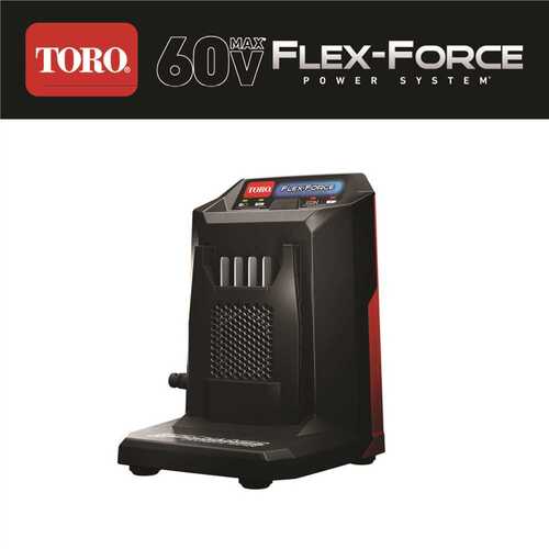 Toro 88605 Flex-Force Power System 60-Volt MAX 5.4 Amp Lithium-Ion Rapid Battery Charger